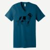 Unisex Jersey Short Sleeve V Neck Tee Thumbnail