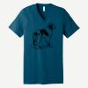 Unisex Jersey Short Sleeve V Neck Tee Thumbnail