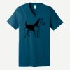 Unisex Jersey Short Sleeve V Neck Tee Thumbnail