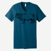 Unisex Jersey Short Sleeve V Neck Tee Thumbnail