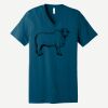 Unisex Jersey Short Sleeve V Neck Tee Thumbnail
