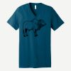 Unisex Jersey Short Sleeve V Neck Tee Thumbnail