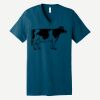 Unisex Jersey Short Sleeve V Neck Tee Thumbnail