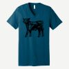 Unisex Jersey Short Sleeve V Neck Tee Thumbnail