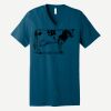 Unisex Jersey Short Sleeve V Neck Tee Thumbnail