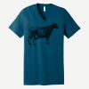 Unisex Jersey Short Sleeve V Neck Tee Thumbnail