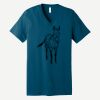 Unisex Jersey Short Sleeve V Neck Tee Thumbnail