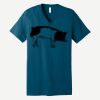 Unisex Jersey Short Sleeve V Neck Tee Thumbnail