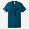 Unisex Jersey Short Sleeve V Neck Tee Thumbnail