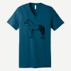 Unisex Jersey Short Sleeve V Neck Tee Thumbnail