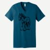 Unisex Jersey Short Sleeve V Neck Tee Thumbnail