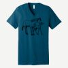 Unisex Jersey Short Sleeve V Neck Tee Thumbnail
