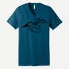 Unisex Jersey Short Sleeve V Neck Tee Thumbnail