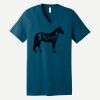 Unisex Jersey Short Sleeve V Neck Tee Thumbnail
