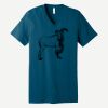 Unisex Jersey Short Sleeve V Neck Tee Thumbnail