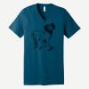 Unisex Jersey Short Sleeve V Neck Tee Thumbnail