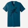 Unisex Jersey Short Sleeve V Neck Tee Thumbnail
