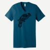 Unisex Jersey Short Sleeve V Neck Tee Thumbnail