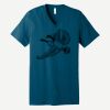 Unisex Jersey Short Sleeve V Neck Tee Thumbnail