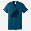 Unisex Jersey Short Sleeve V Neck Tee Thumbnail
