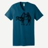 Unisex Jersey Short Sleeve V Neck Tee Thumbnail