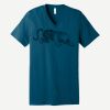 Unisex Jersey Short Sleeve V Neck Tee Thumbnail