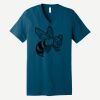 Unisex Jersey Short Sleeve V Neck Tee Thumbnail