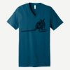 Unisex Jersey Short Sleeve V Neck Tee Thumbnail