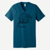 Unisex Jersey Short Sleeve V Neck Tee Thumbnail