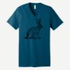 Unisex Jersey Short Sleeve V Neck Tee Thumbnail