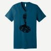Unisex Jersey Short Sleeve V Neck Tee Thumbnail