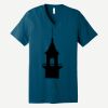 Unisex Jersey Short Sleeve V Neck Tee Thumbnail