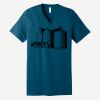Unisex Jersey Short Sleeve V Neck Tee Thumbnail
