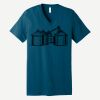 Unisex Jersey Short Sleeve V Neck Tee Thumbnail