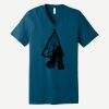 Unisex Jersey Short Sleeve V Neck Tee Thumbnail