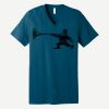 Unisex Jersey Short Sleeve V Neck Tee Thumbnail