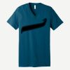 Unisex Jersey Short Sleeve V Neck Tee Thumbnail