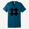 Unisex Jersey Short Sleeve V Neck Tee Thumbnail