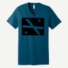 Unisex Jersey Short Sleeve V Neck Tee Thumbnail