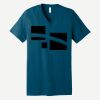 Unisex Jersey Short Sleeve V Neck Tee Thumbnail
