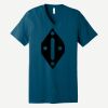 Unisex Jersey Short Sleeve V Neck Tee Thumbnail