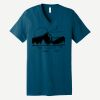 Unisex Jersey Short Sleeve V Neck Tee Thumbnail