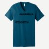 Unisex Jersey Short Sleeve V Neck Tee Thumbnail