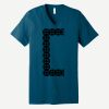 Unisex Jersey Short Sleeve V Neck Tee Thumbnail