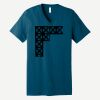 Unisex Jersey Short Sleeve V Neck Tee Thumbnail