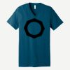 Unisex Jersey Short Sleeve V Neck Tee Thumbnail