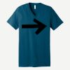 Unisex Jersey Short Sleeve V Neck Tee Thumbnail