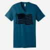 Unisex Jersey Short Sleeve V Neck Tee Thumbnail