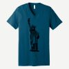 Unisex Jersey Short Sleeve V Neck Tee Thumbnail