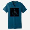 Unisex Jersey Short Sleeve V Neck Tee Thumbnail